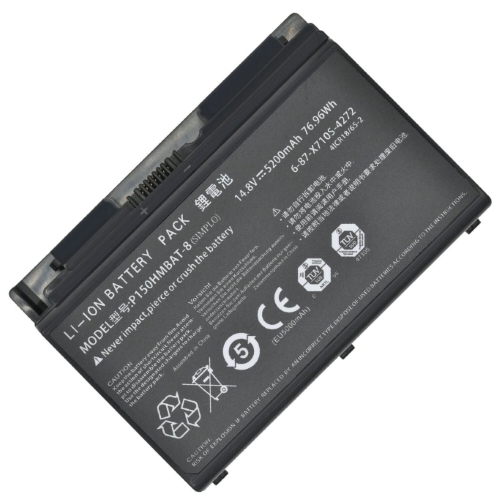 6-87-X510S-4D7, 6-87-X510S-4D71 ersatz Laptop Akku fuer Clevo CF10HMYA1001JH, Nexoc G505, 14,8V, 5200mAh / 76,96Wh, 8 zellen