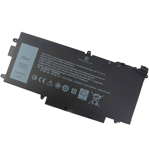 0725KY, 0CFX97 ersatz Laptop Akku fuer Dell Latitude 12 5289, Latitude 12 5289 2 IN 1, 7,6V, 60wh, 4 zellen