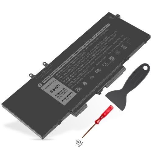 4GVMP ersatz Laptop Akku fuer Dell Latitude 5400, Latitude 5500, 68wh, 7,6V, 4 zellen