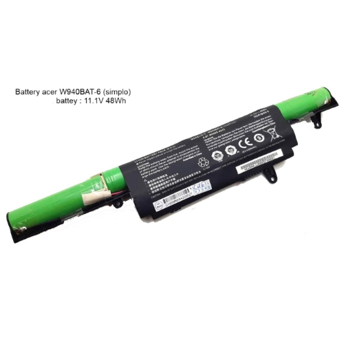 6-87-W940S, 6-87-W940S-424 ersatz Laptop Akku fuer Clevo Premium Tv Xs3210, W940S Series, 4400mah / 48wh, 6 zellen, 11,1V