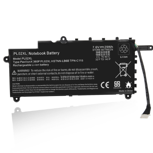 751681-231, 751681-421 ersatz Laptop Akku fuer HP Pavilion 11 X360, Pavilion 11-N X360, 7,6V, 29wh