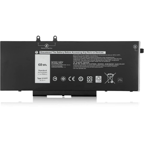 10X1J, 1VY7F ersatz Laptop Akku fuer Dell Latitude 14 5410, Latitude 14 5410 08T9X, 15,2v, 68wh