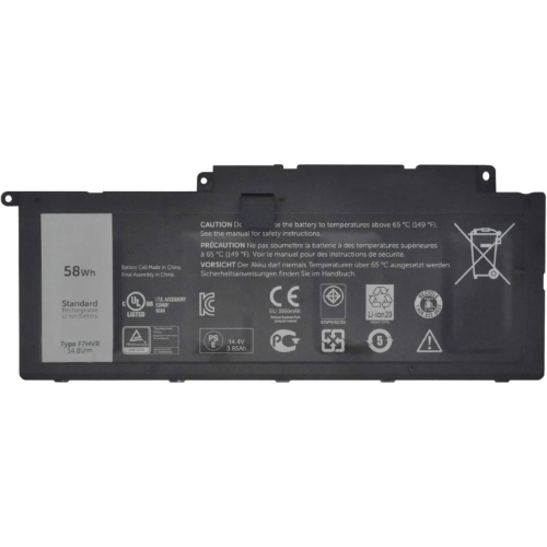 062VNH, 0F7HVR ersatz Laptop Akku fuer Dell 15BR-1448, 15BR-1648T, 14,8 V, 58wh