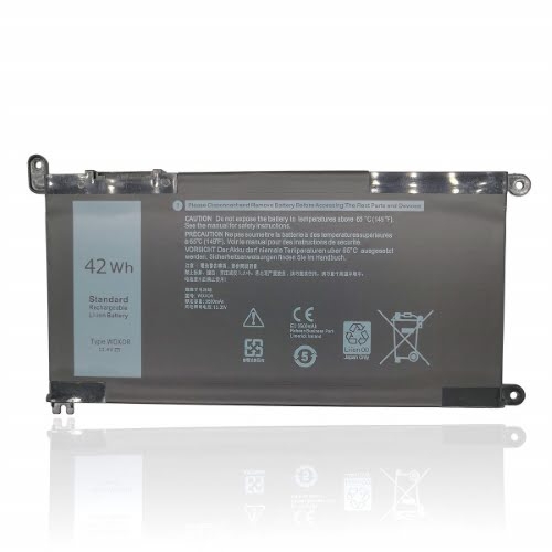 3CRH3, T2JX4 ersatz Laptop Akku fuer Dell Inspiron 13 5368, Inspiron 13 5378, 11,4v, 42wh, 3 zellen