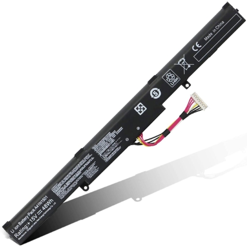 0B110-00360000, 0B110-00360100 ersatz Laptop Akku fuer Asus G752VW Series, GL752, 48wh, 15V