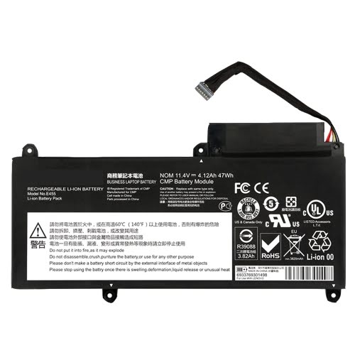 45N1752, 45N1753 ersatz Laptop Akku fuer Lenovo ThinkPad E450, ThinkPad E450C, 47wh, 11,4v