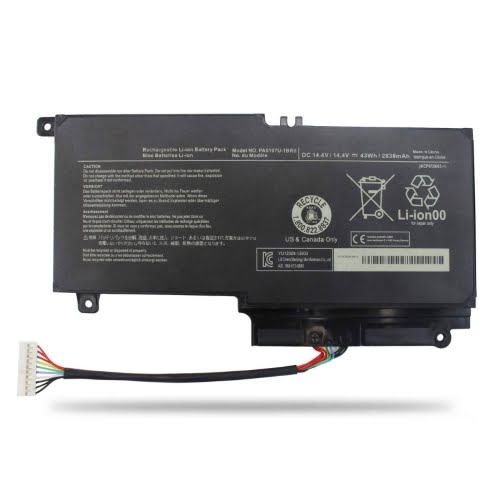 PA5107U-1BRS ersatz Laptop Akku fuer Toshiba P50T-A01C, P55t-A5202, 14,4 V, 2838mah / 43wh, 4 zellen