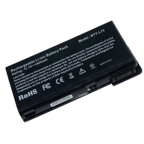 91NMS17LD4SU1, 91NMS17LF6SU1 ersatz Laptop Akku fuer MSI A5000, A6000, 11,1V, 6600mAh, 9 zellen