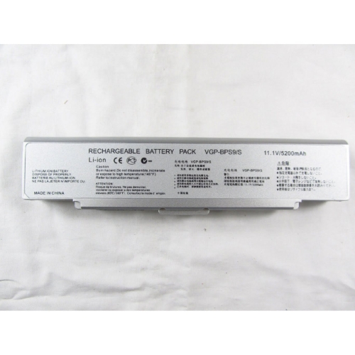 VGP-BPL9, VGP-BPS9/B ersatz Laptop Akku fuer Sony Vaio VGN-AR71ZU, Vaio VGN-CR11H/B, 11,1V, 4400mAh, 6 zellen