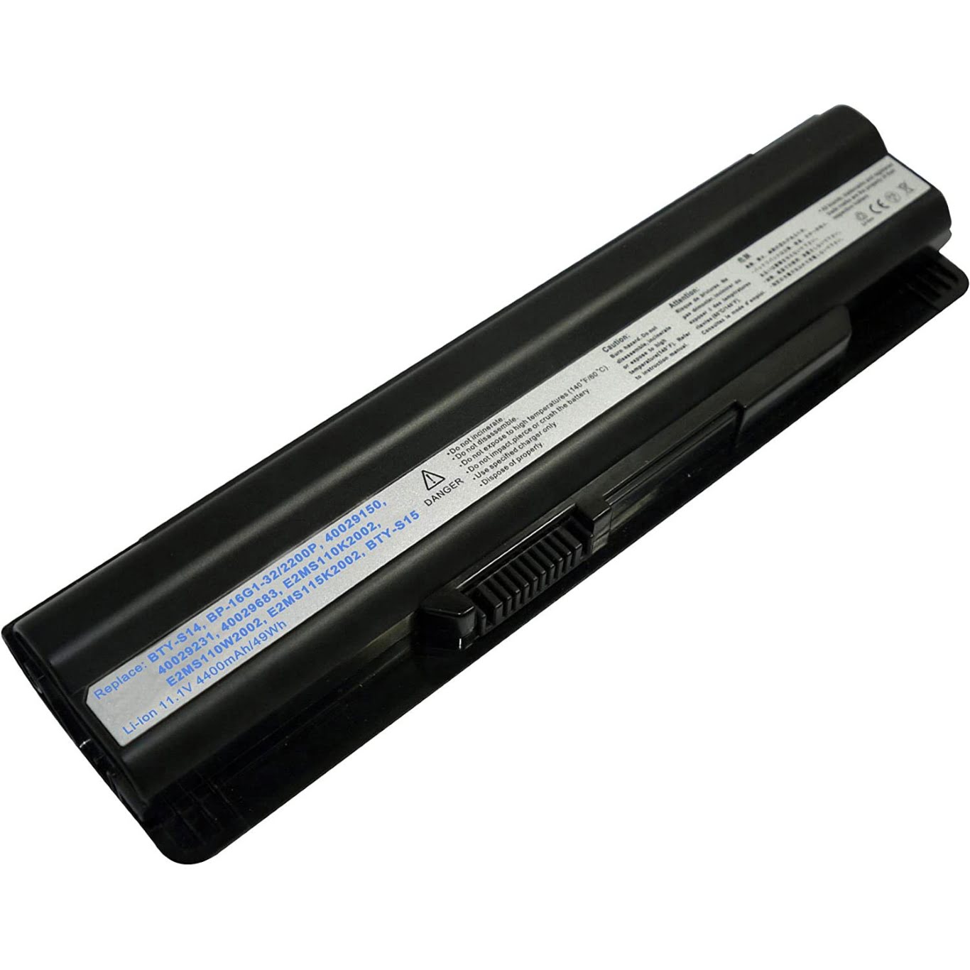 40029150, 40029231 ersatz Laptop Akku fuer MSI CR650, CX650, 6 zellen, 11,1V, 4400mAh