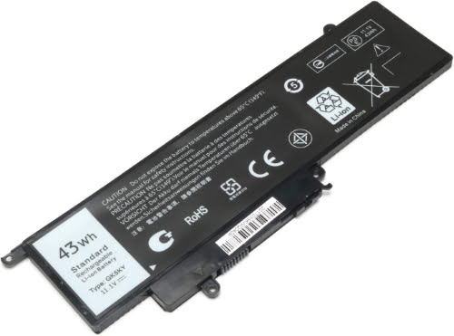 04K8YH, 092NCT ersatz Laptop Akku fuer Dell INS11WD-5108T, INS11WD-5208T, 11,1V, 43wh