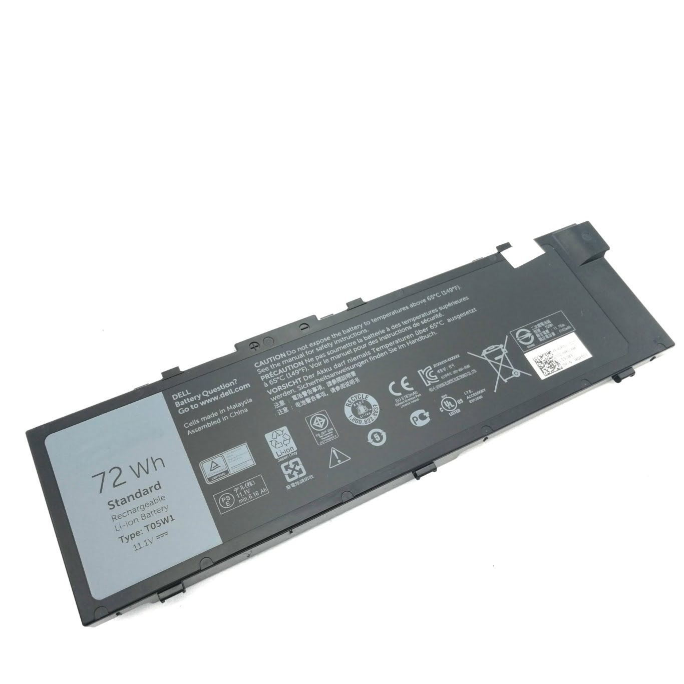 0FNY7, 1G9VM ersatz Laptop Akku fuer Dell Precision 15 7000 Series(7510), Precision 15 7520, 11,1V, 72wh