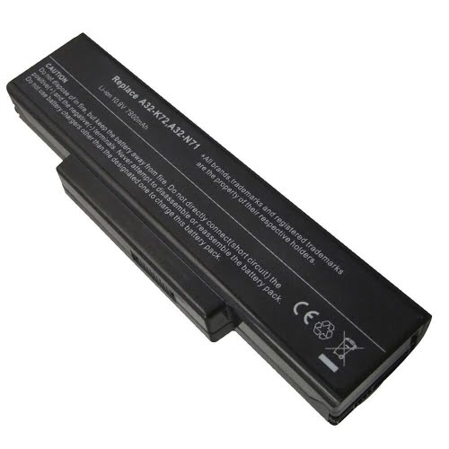 70-NX01B1000Z, 70-NXH1B1000Z ersatz Laptop Akku fuer Asus A72, A72D, 10,8V, 6600mAh, 9 zellen