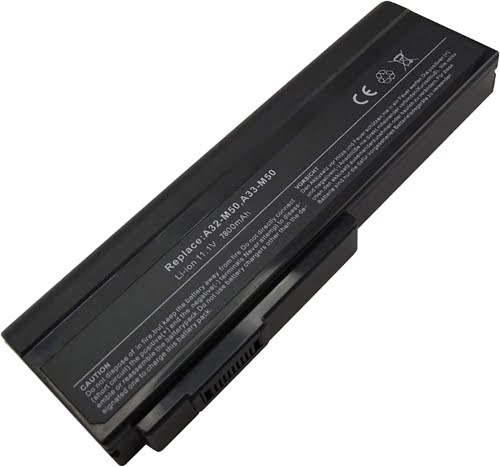 07G016C71875, 07G016WC1865 ersatz Laptop Akku fuer Asus G50, G50E, 10,8V, 6600mAh, 9 zellen