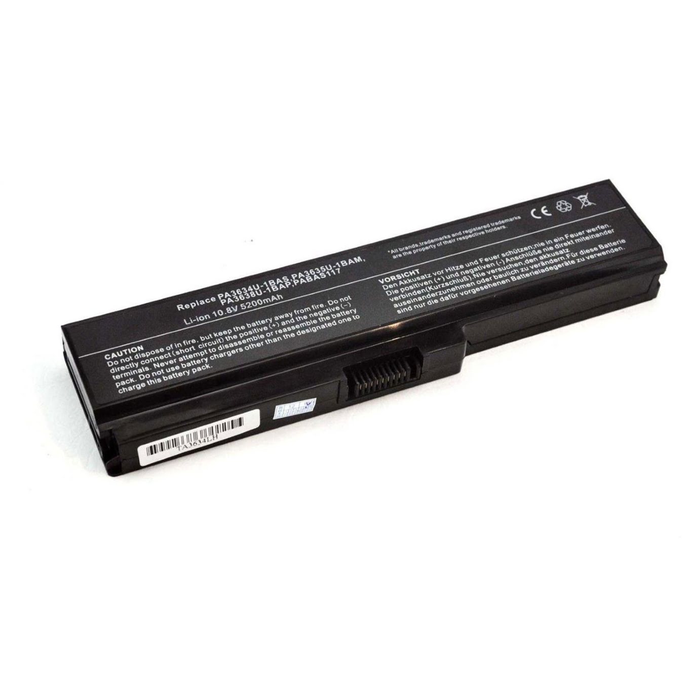 PA3634U, PA3634U-1BAS ersatz Laptop Akku fuer Toshiba DynaBook CX/45F, DynaBook CX/45G, 10,8V, 4400mAh, 6 zellen