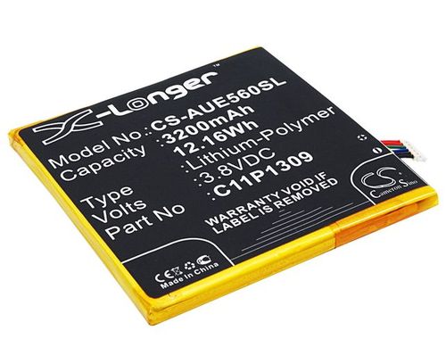 Asus C11P1309, C11P1309(1ICP/5/69/62) Mobile, Smart Phone Battery fuer Fonepad Note 6, Fonepad Note FHD6