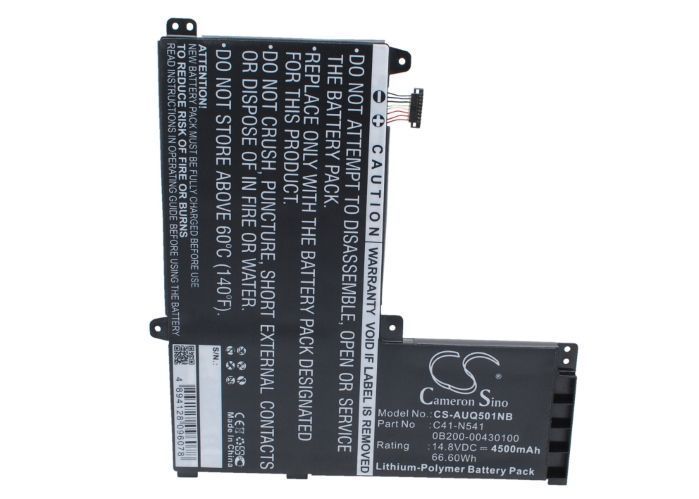 Asus 0B200-00430100,  C41-N541 Laptop Battery for Q501L,  Q501LA